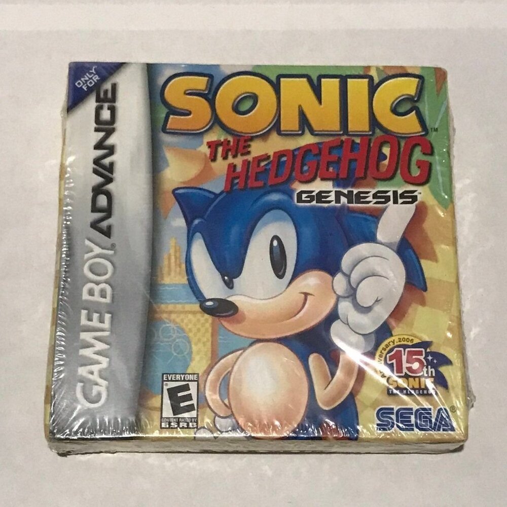 Nintendo Gameboy Advance Sonic The Hedgehog Genesis (Authentic Factory Sealed)